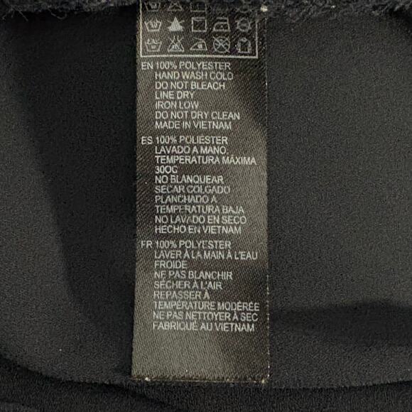 Forever 21 Cropped Tank Top Juniors Small Navy Blue Lightweight Boxy Semi-Sheer - Picture 10 of 12